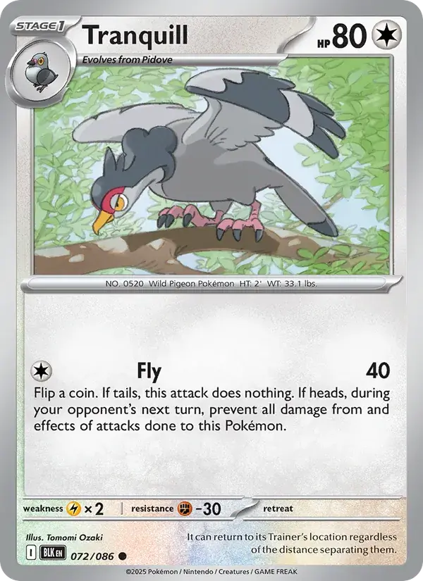 Tranquill - 072/172 - Black Bolt