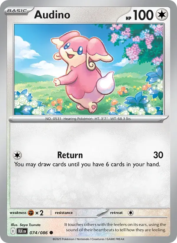Audino - 074/172 - Black Bolt