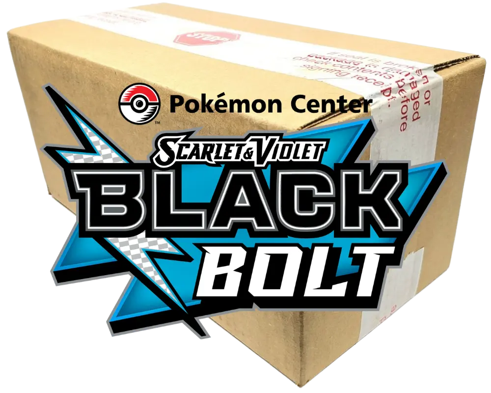 Black Bolt: Pokemon Center Elite Trainer Box Case
