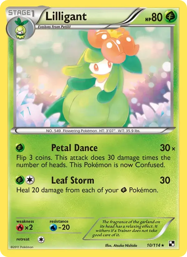 Lilligant - 10/115 - Black & White
