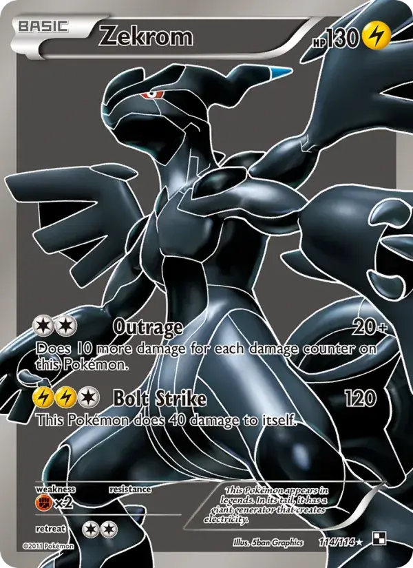 Zekrom - 114/115 - Black & White