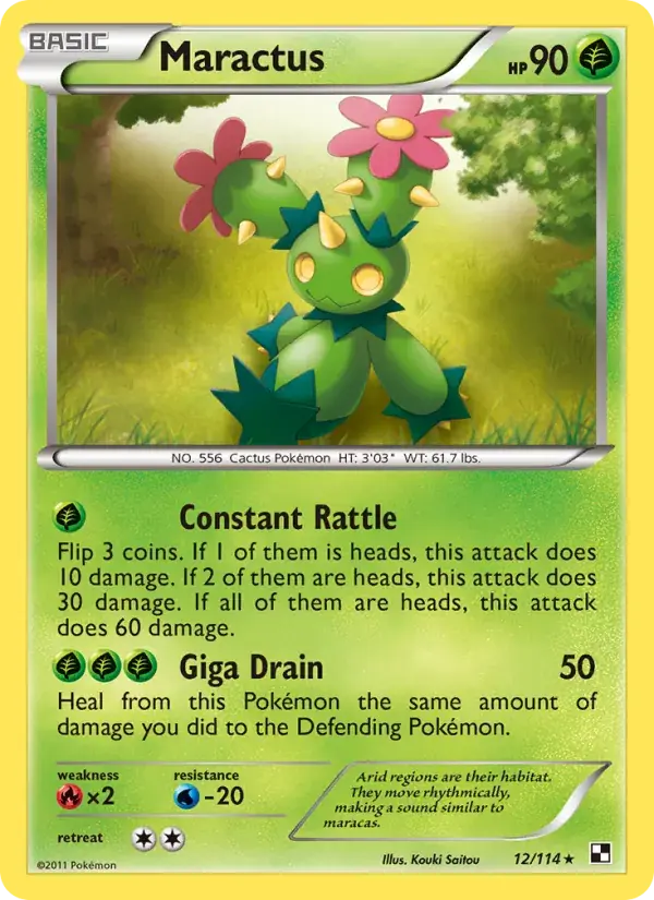 Maractus - 12/115 - Black & White