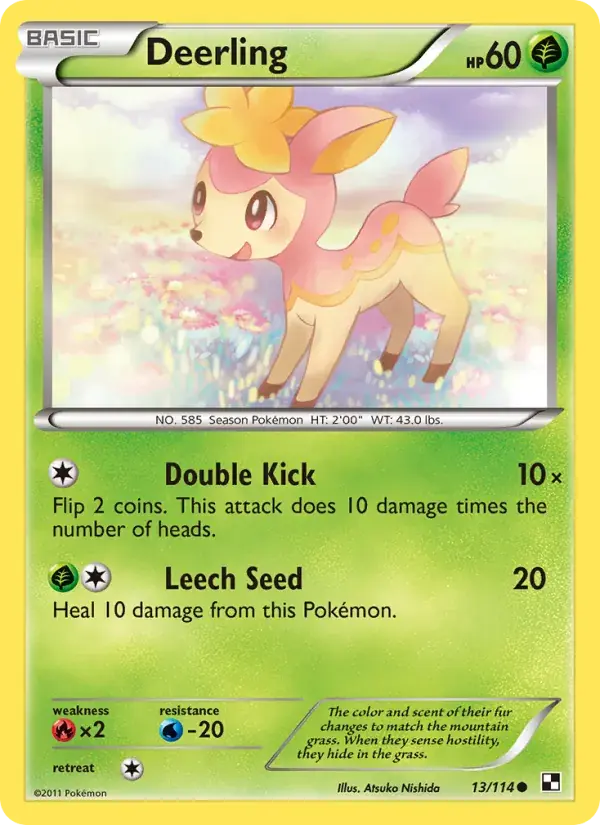 Deerling - 13/115 - Black & White