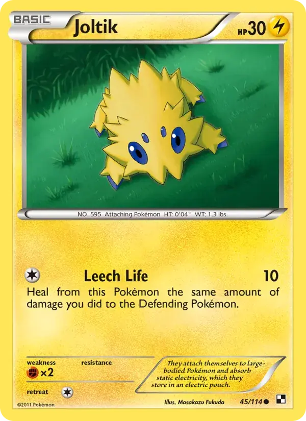 Joltik - 45/115 - Black & White