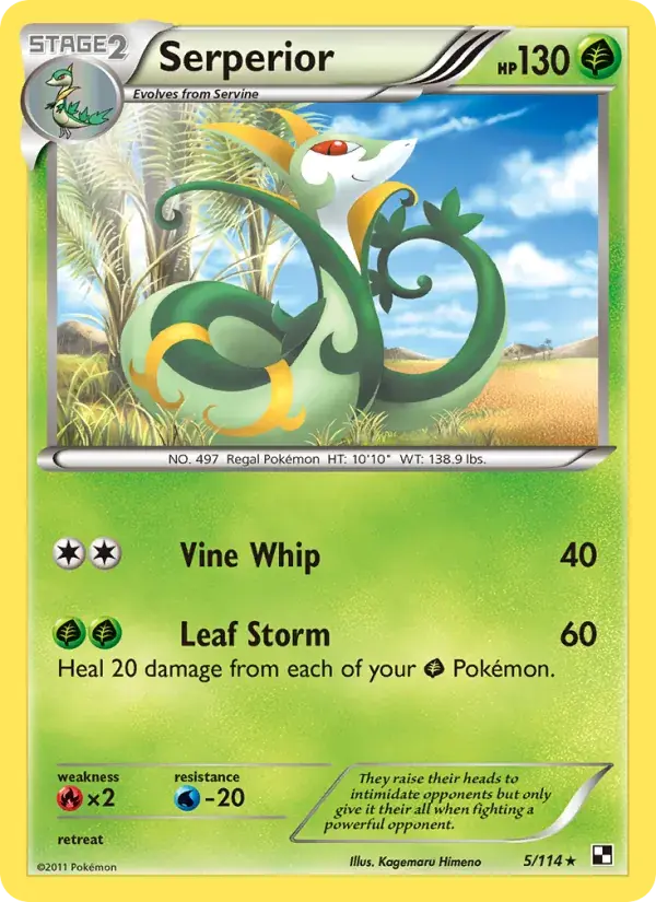 Serperior - 5/115 - Black & White