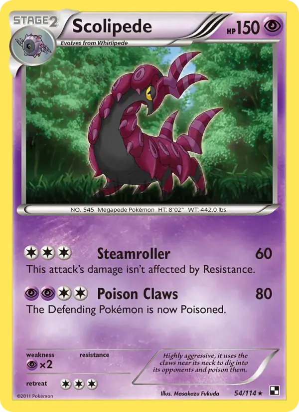 Scolipede - 54/115 - Black & White