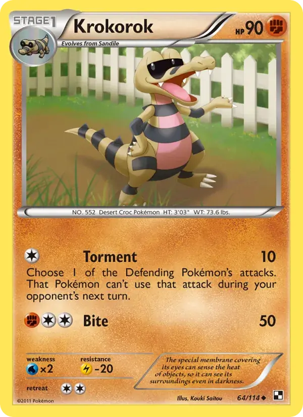 Krokorok - 64/115 - Black & White