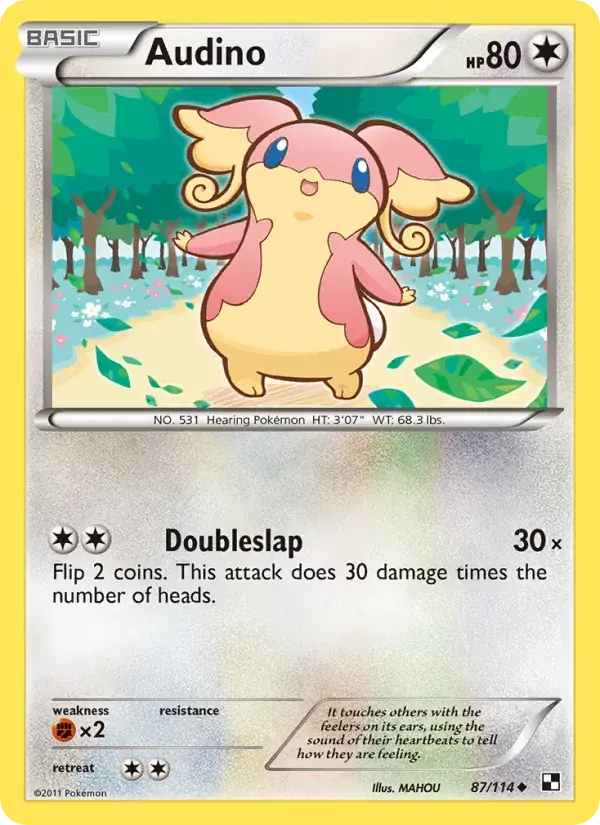 Audino - 87/115 - Black & White