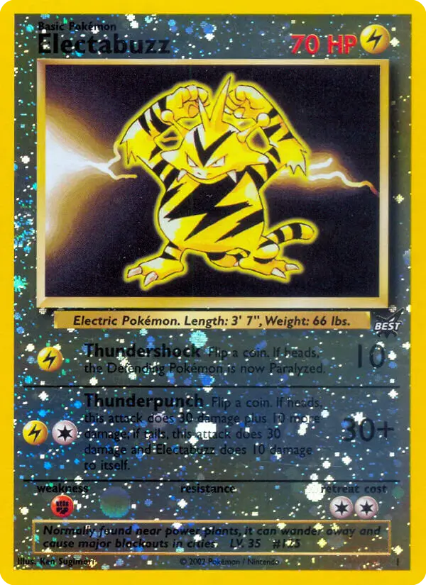 Electabuzz - 1/9 - Best of game
