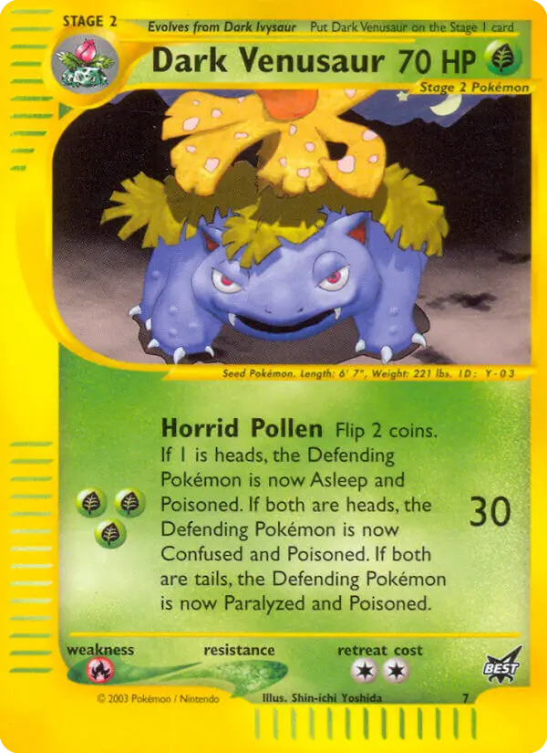 Dark Venusaur - 7/9 - Best of game