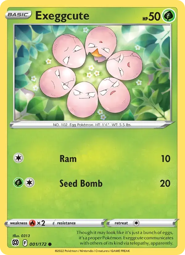 Exeggcute - 001/186 - Brilliant Stars