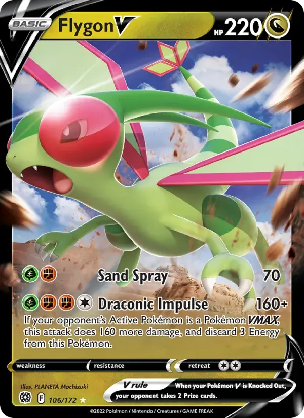 Flygon V - 106/186 - Brilliant Stars
