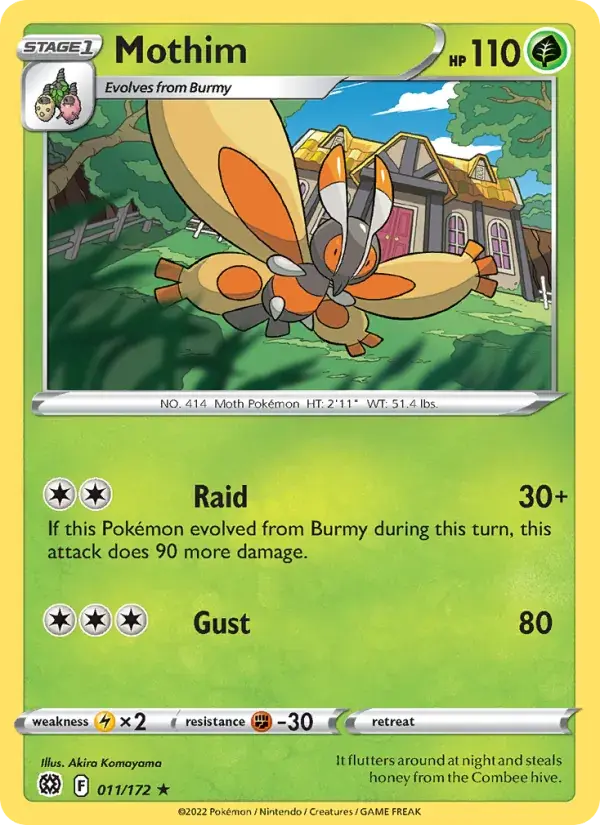 Mothim - 011/186 - Brilliant Stars
