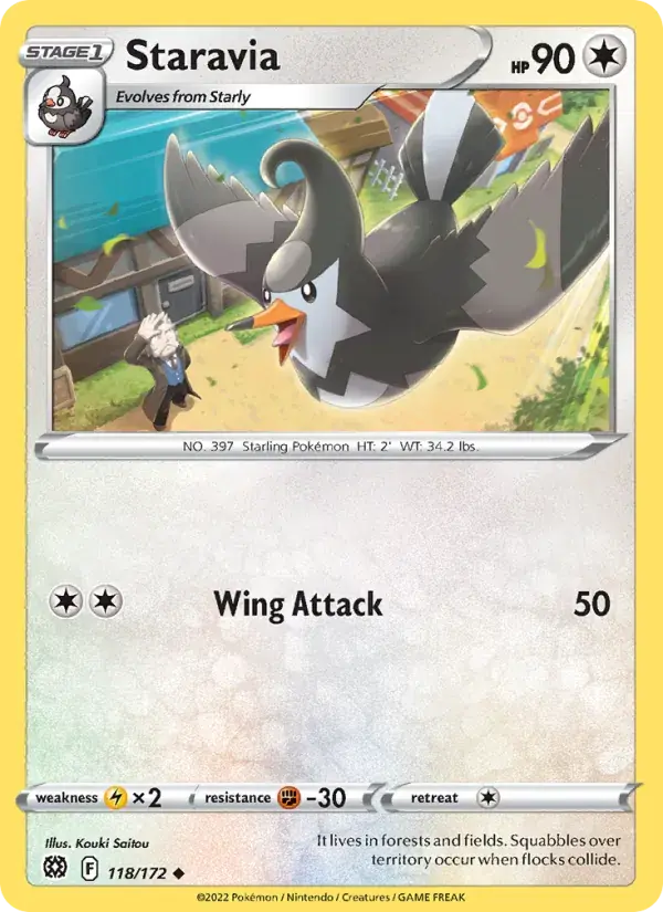 Staravia - 118/186 - Brilliant Stars
