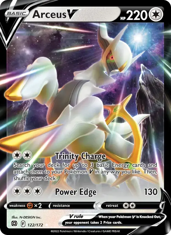 Arceus V - 122/186 - Brilliant Stars