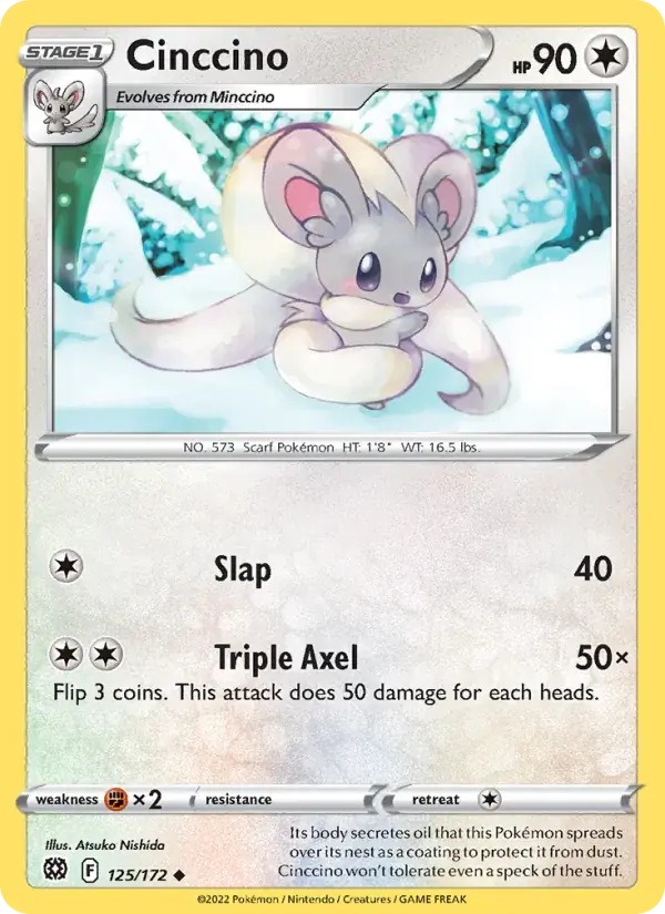 Cinccino - 125/186 - Brilliant Stars