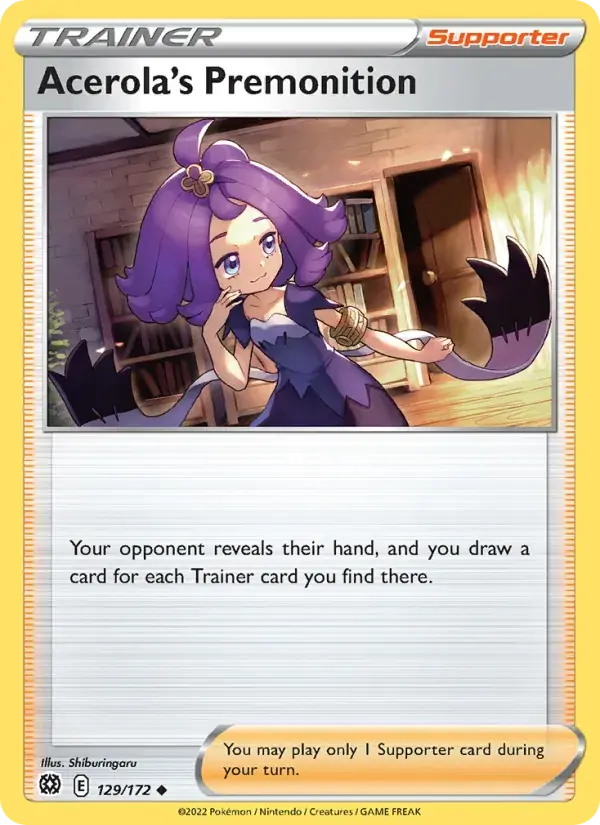Acerola's Premonition - 129/186 - Brilliant Stars