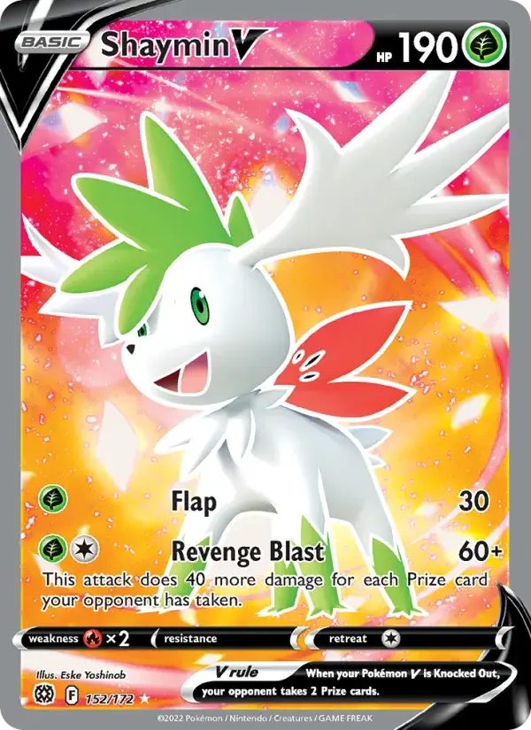 Shaymin V - 152/186 - Brilliant Stars
