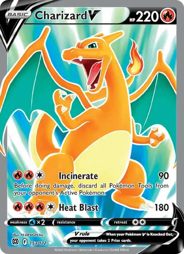 Charizard V - 153/186 - Brilliant Stars