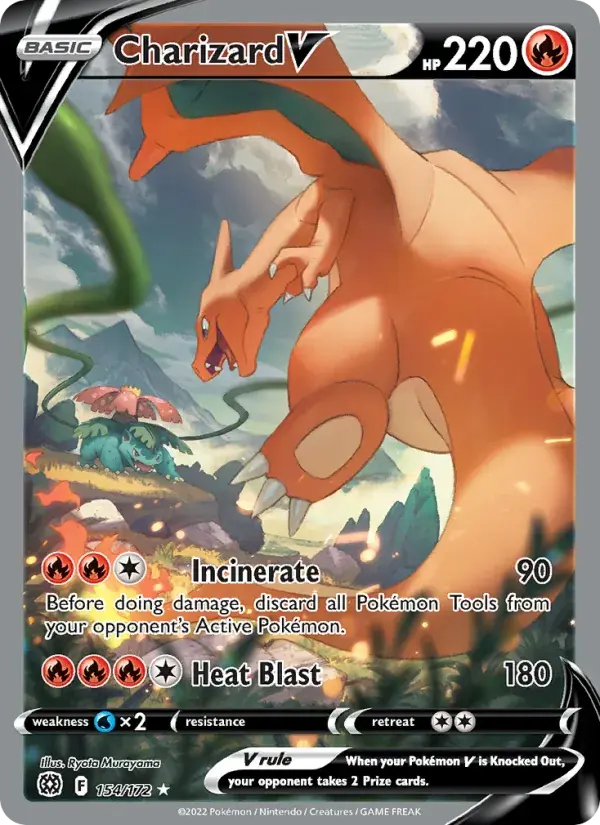 Charizard V - 154/186 - Brilliant Stars