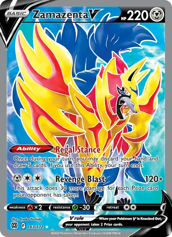 Zamazenta V - 163/186 - Brilliant Stars