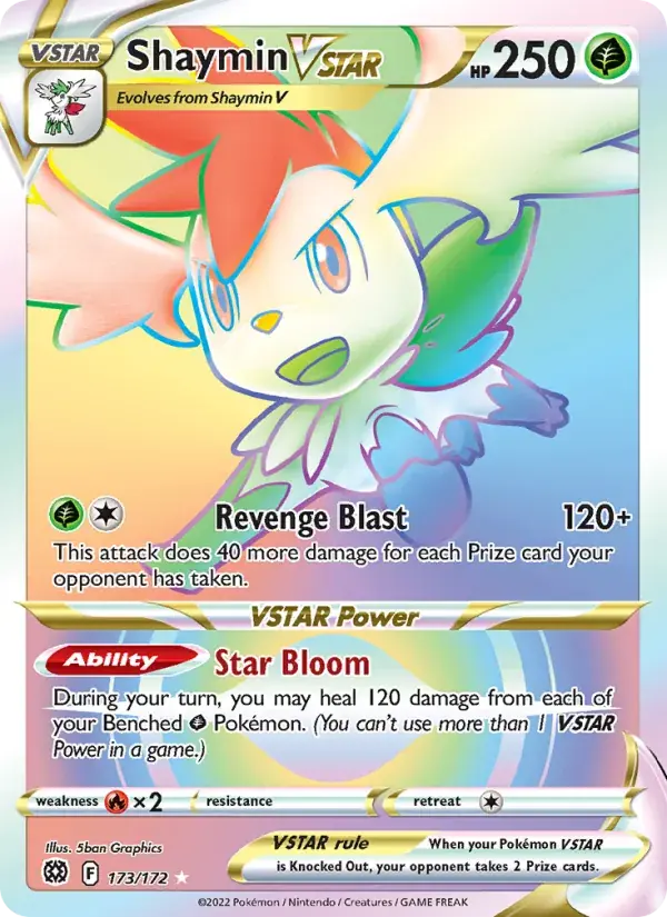 Shaymin VSTAR - 173/186 - Brilliant Stars