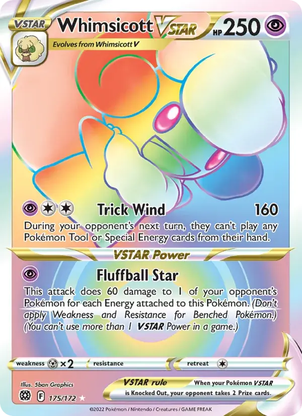 Whimsicott VSTAR - 175/186 - Brilliant Stars