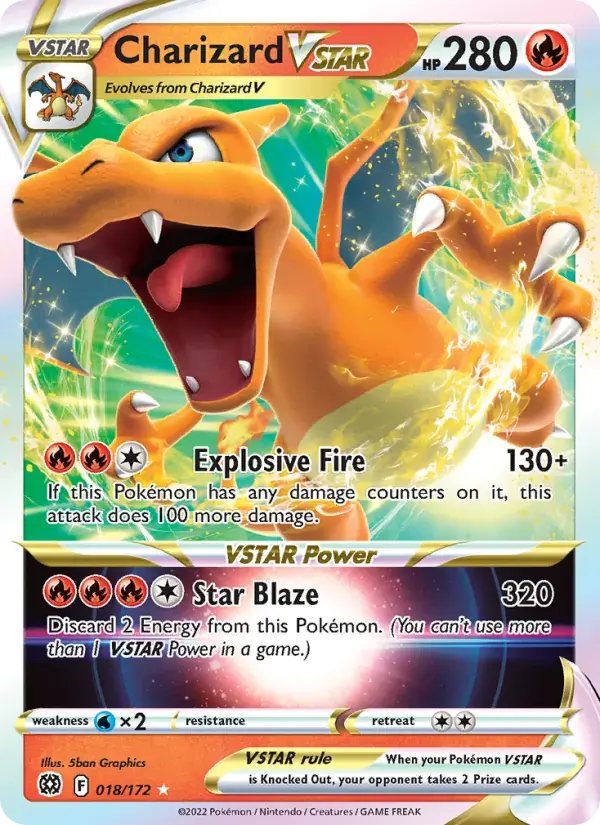 Charizard VSTAR - 018/186 - Brilliant Stars