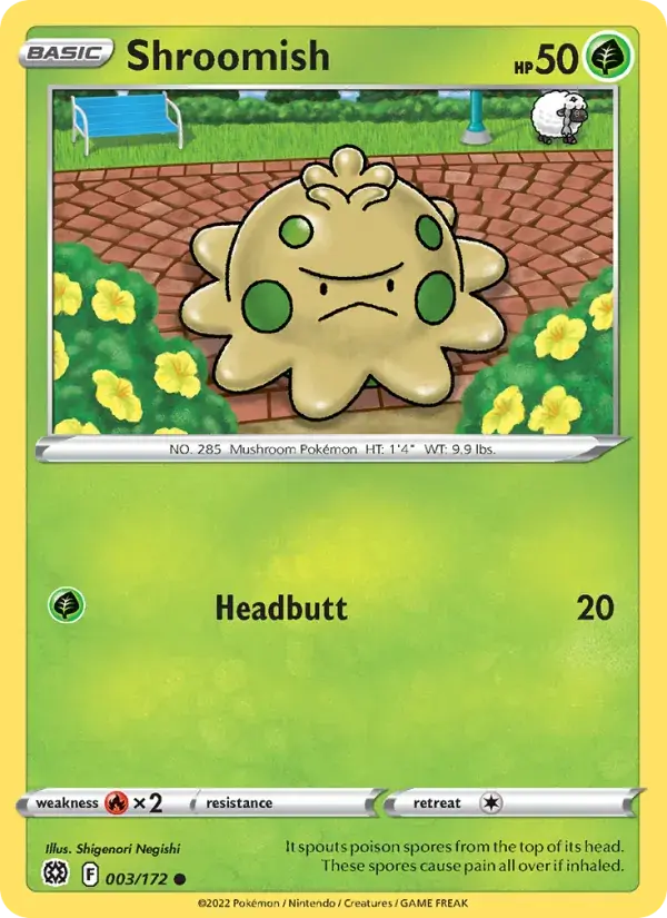 Shroomish - 003/186 - Brilliant Stars