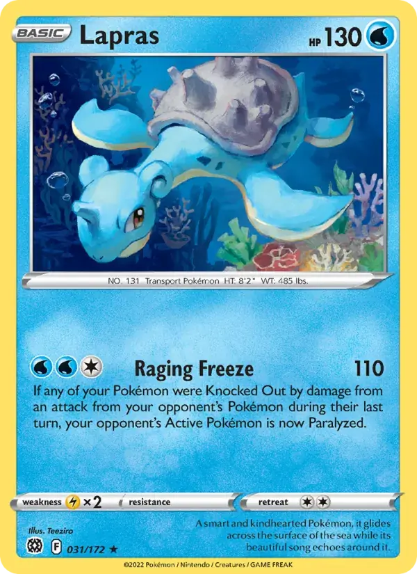 Lapras - 031/186 - Brilliant Stars