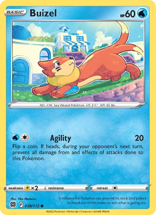 Buizel - 038/186 - Brilliant Stars