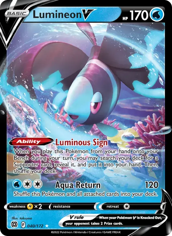 Lumineon V - 040/186 - Brilliant Stars