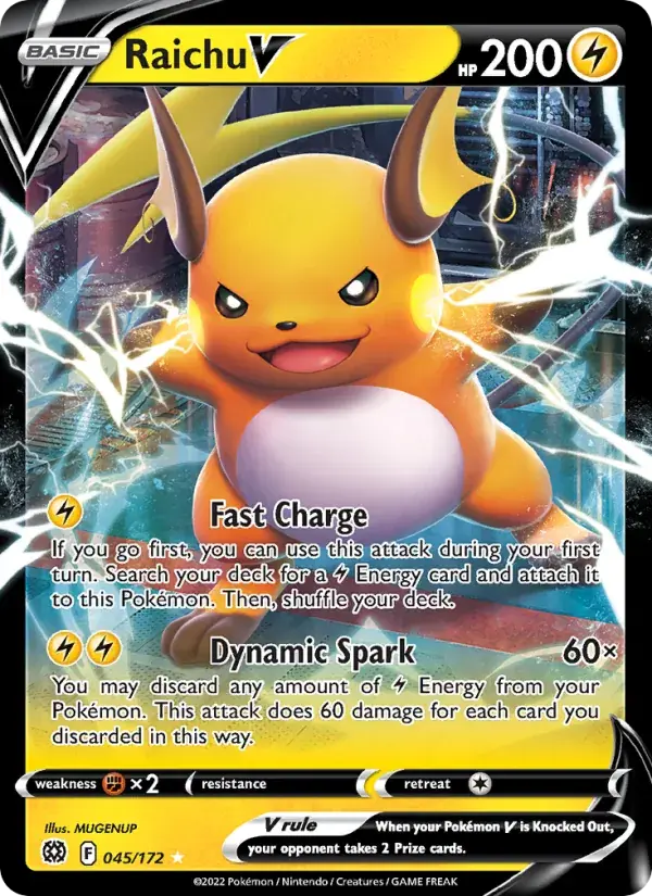 Raichu V - 045/186 - Brilliant Stars
