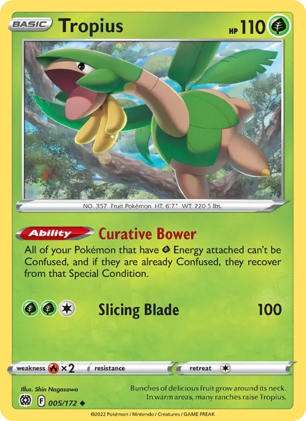 Tropius - 005/186 - Brilliant Stars