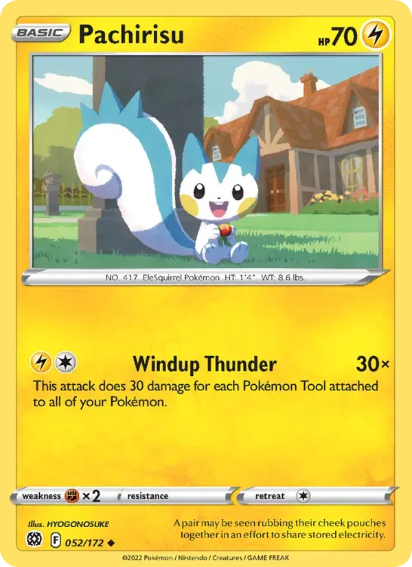 Pachirisu - 052/186 - Brilliant Stars