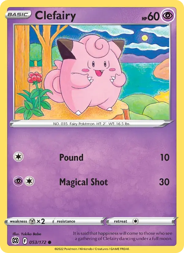 Clefairy - 053/186 - Brilliant Stars