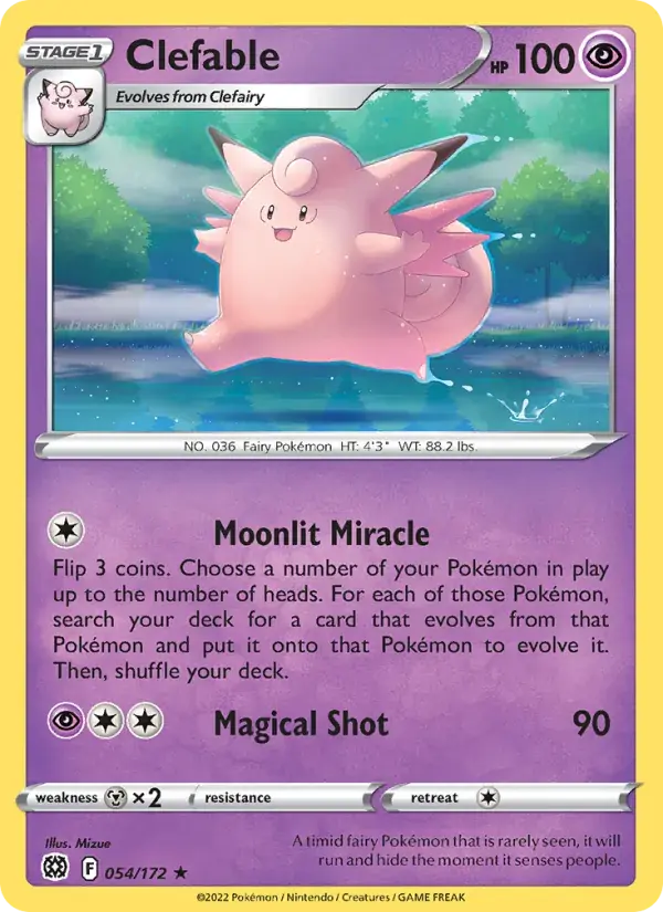 Clefable - 054/186 - Brilliant Stars