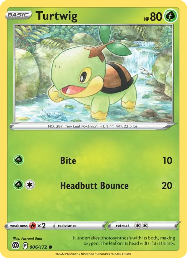 Turtwig - 006/186 - Brilliant Stars