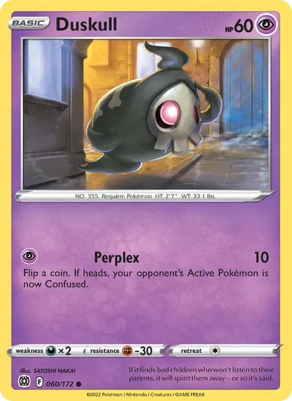Duskull - 060/186 - Brilliant Stars