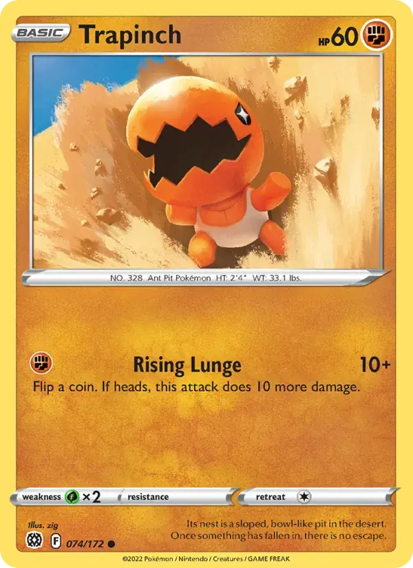 Trapinch - 074/186 - Brilliant Stars