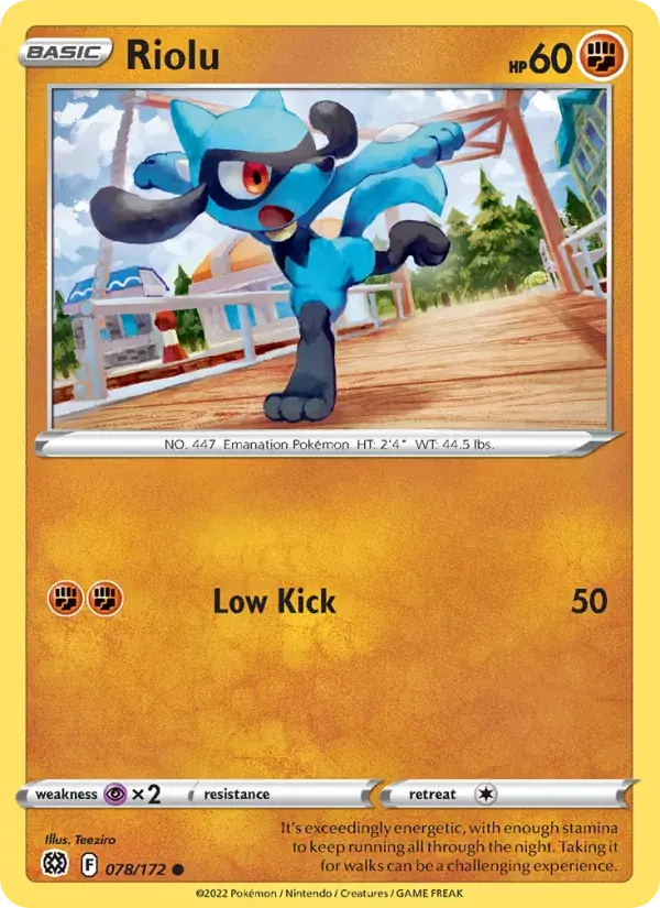 Riolu - 078/186 - Brilliant Stars