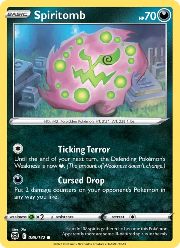 Spiritomb - 089/186 - Brilliant Stars