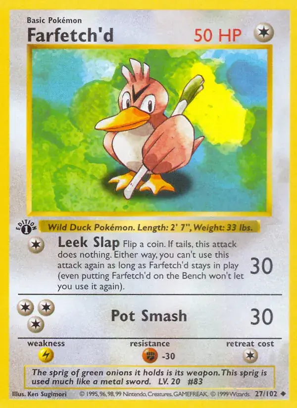 Farfetch'd - 27/102 - Base Set