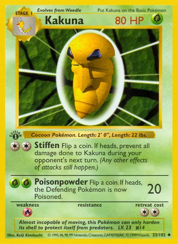 Kakuna - 33/102 - Base Set