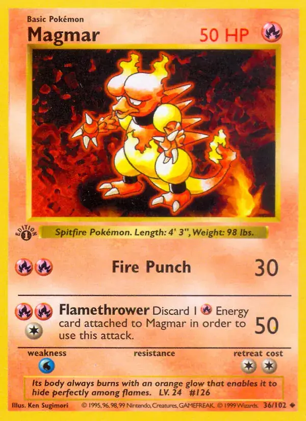 Magmar - 36/102 - Base Set
