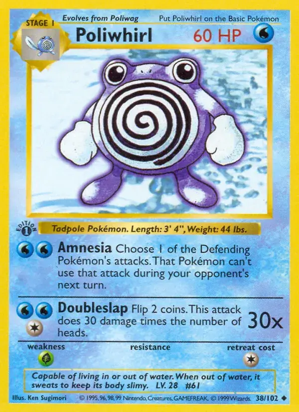 Poliwhirl - 38/102 - Base Set