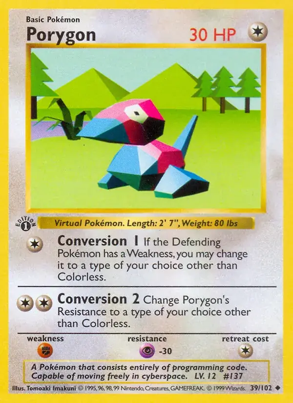Porygon - 39/102 - Base Set