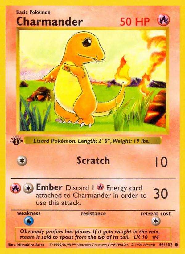 Charmander - 46/102 - Base Set