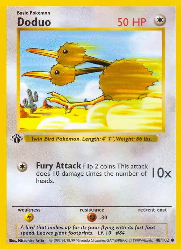 Doduo - 48/102 - Base Set