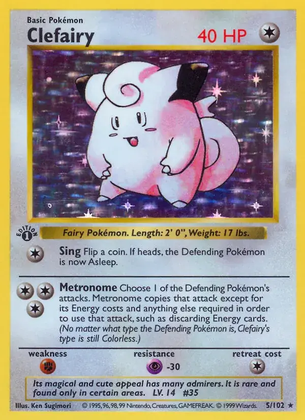 Clefairy - 5/102 - Base Set